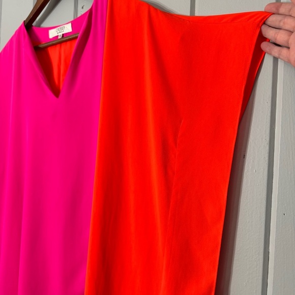 CROSBY by Mollie Burch Renee Shift Dress pink and Orange colorblock size XS - Picture 10 of 14